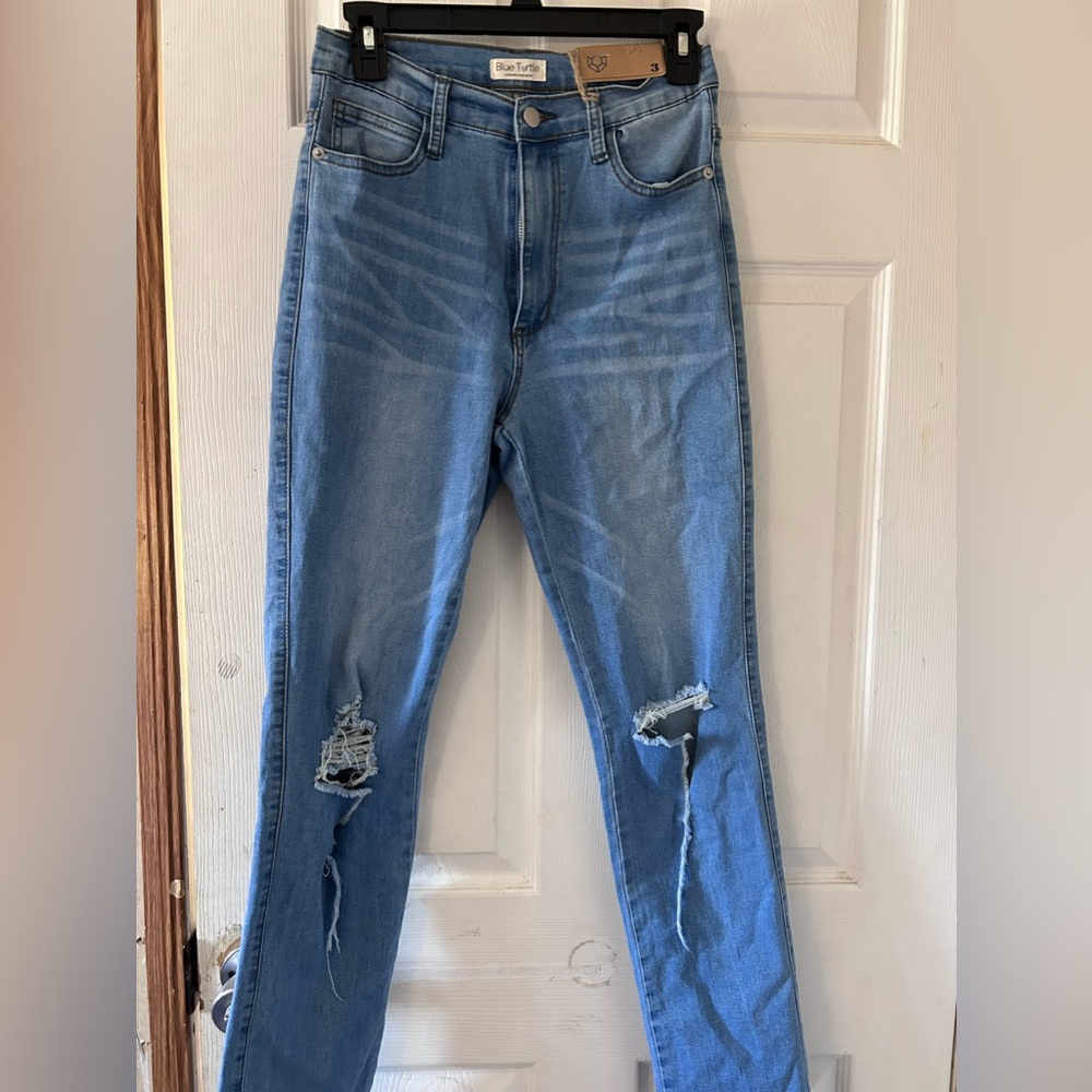 blue turtle mom jeans
